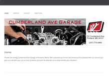 Tablet Screenshot of cumberlandavegarage.com